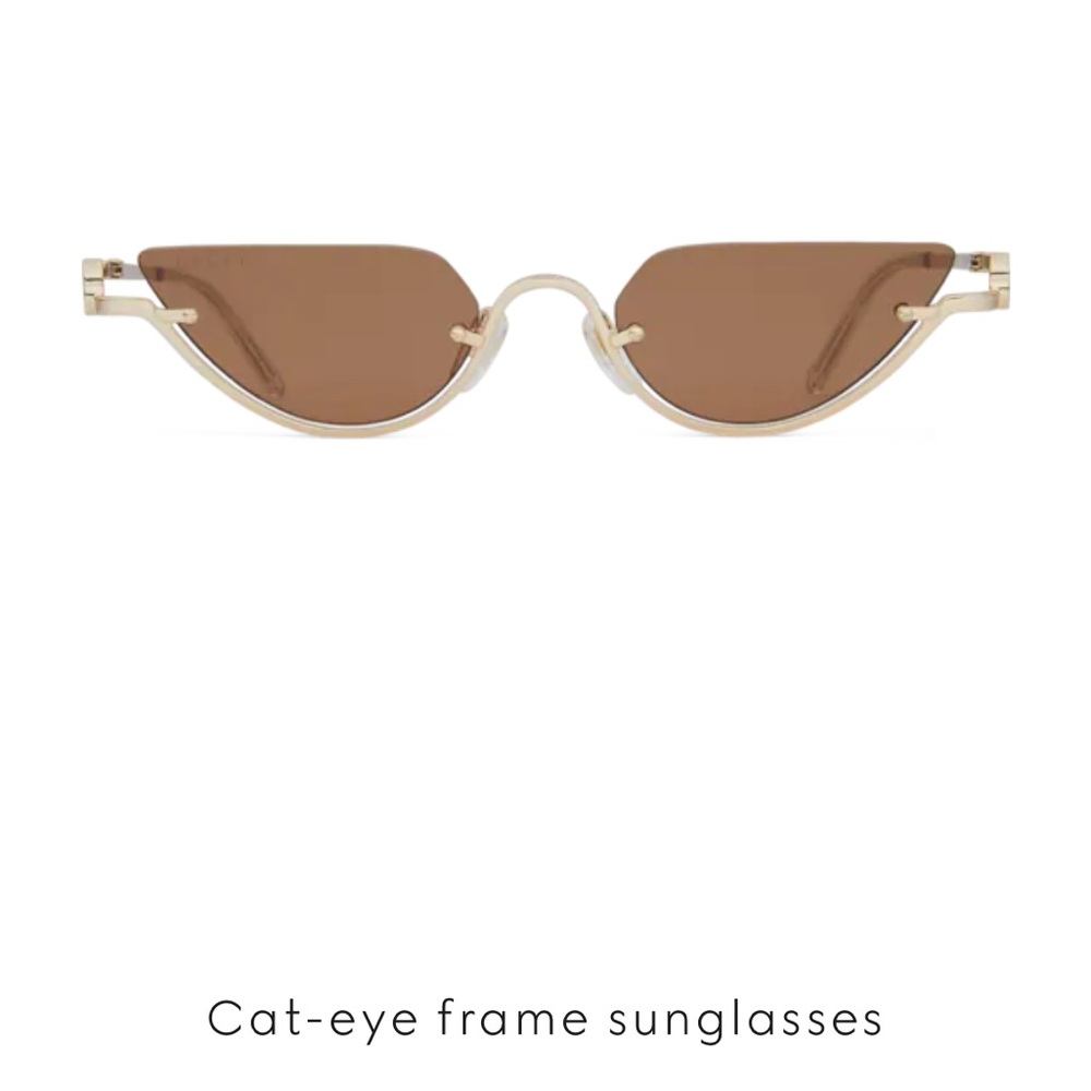 GUCCI cat eye frame sunglasses